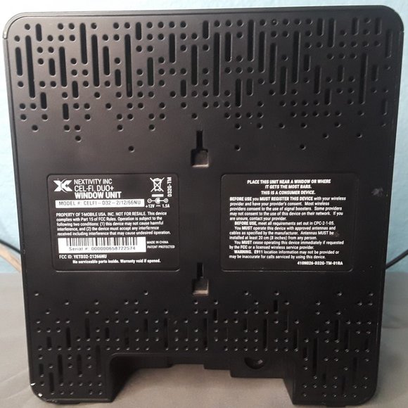 Nextivity Cel-Fi DUO+ 3G/4G/LTE Smart Signal Booster - Window Unit for T-Mobile - Picture 2 of 7